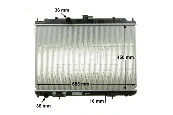 Radiator, engine cooling