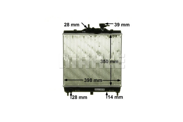 Radiator, engine cooling