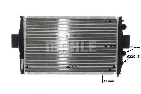 Radiator, engine cooling