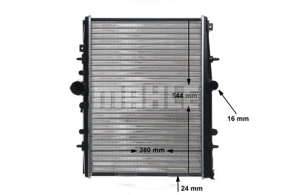 Radiator, engine cooling