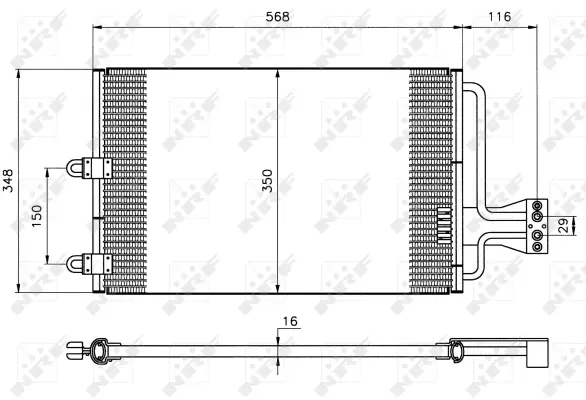 Condenser, air conditioning (WG2160774)