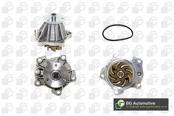 Water Pump, engine cooling (WG1488956)