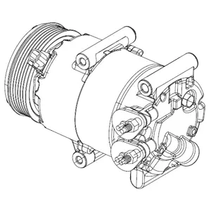 Compressor, air conditioning (WG2039826)