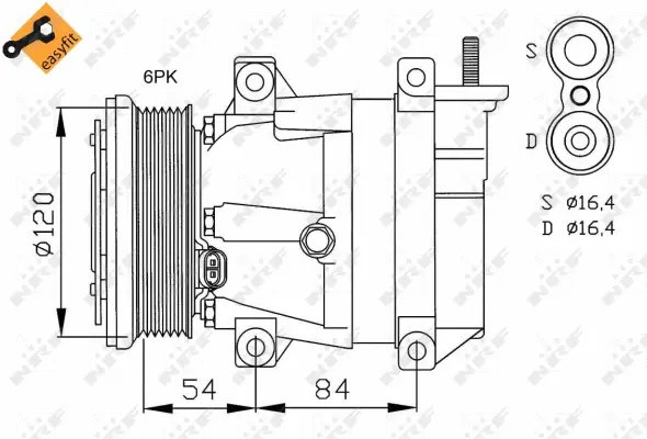 Compressor, air conditioning (WG2159397)