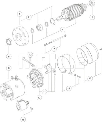 Electric Motor (WG2044430)