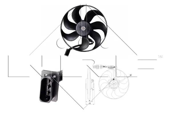 Fan, engine cooling (WG1720164)