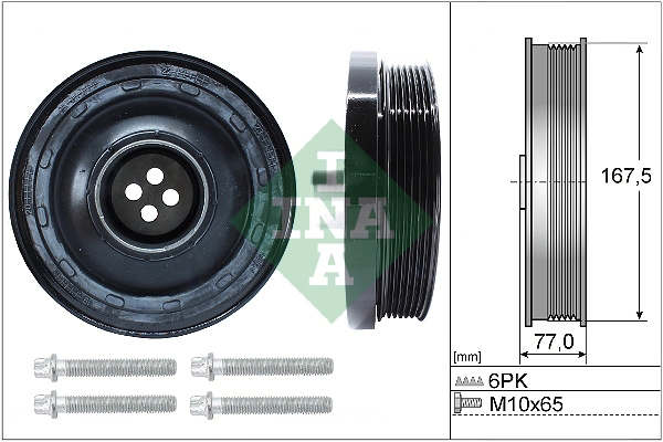 Belt Pulley Set, crankshaft (WG2136891)