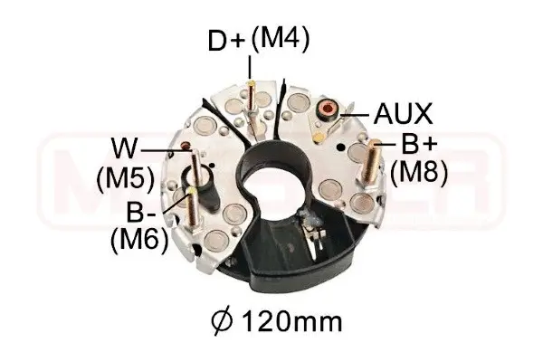 Rectifier, alternator (WG2012505)