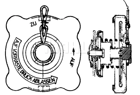 Cap, radiator (WG2184226)
