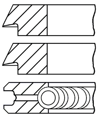 Piston Ring Kit (WG1186843)