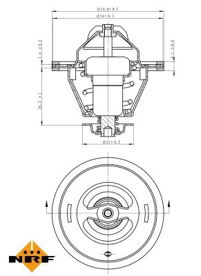 Thermostat, coolant (WG2184744)