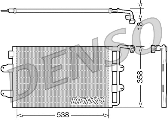 Condenser, air conditioning (WG1917419)