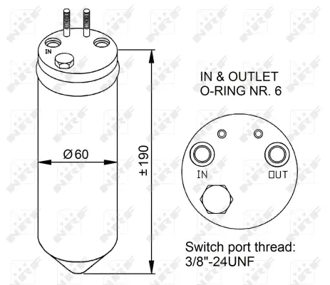 Dryer, air conditioning (WG2159993)