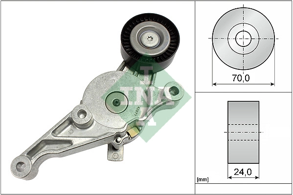 Belt Tensioner, V-ribbed belt (WG1253393)