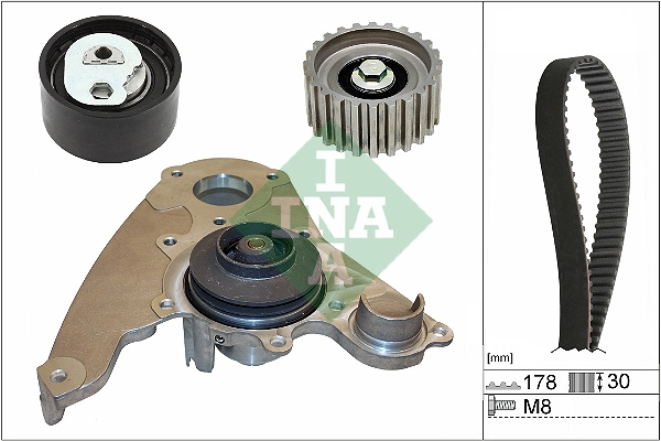Water Pump & Timing Belt Kit (WG1966364)