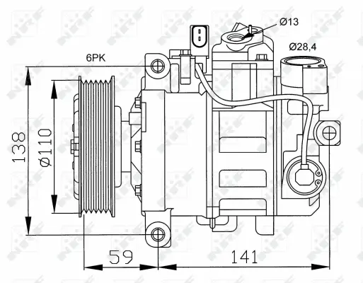 Compressor, air conditioning