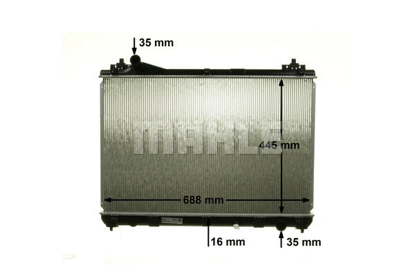 Radiator, engine cooling