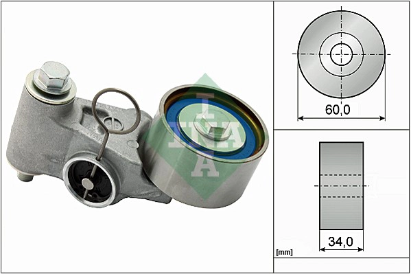Tensioner Pulley, timing belt (WG1252480)