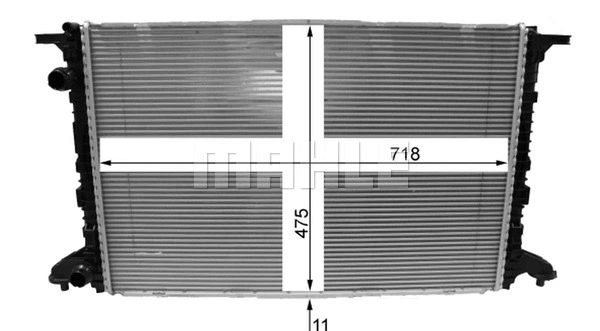Radiator, engine cooling (WG2183149)