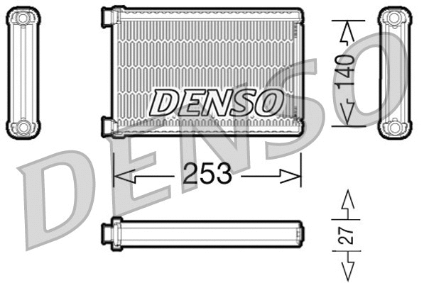 Heat Exchanger, interior heating (WG1919927)