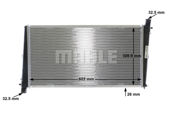 Radiator, engine cooling