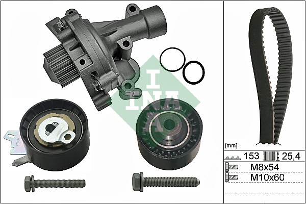 Water Pump & Timing Belt Kit (WG1710044)