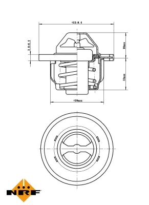 Thermostat, coolant (WG2184763)