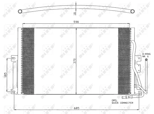 Condenser, air conditioning (WG2160854)