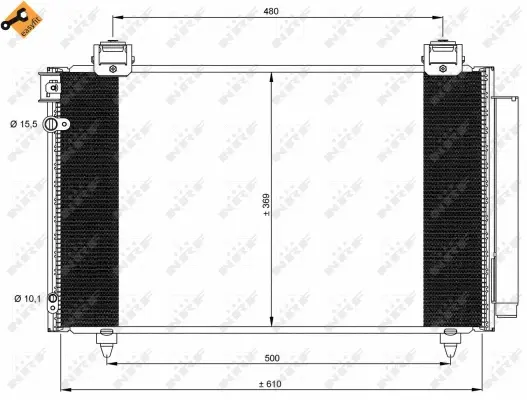 Condenser, air conditioning (WG2161009)