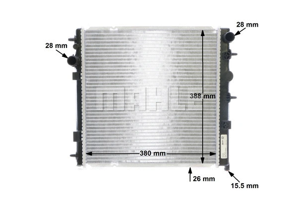 Radiator, engine cooling