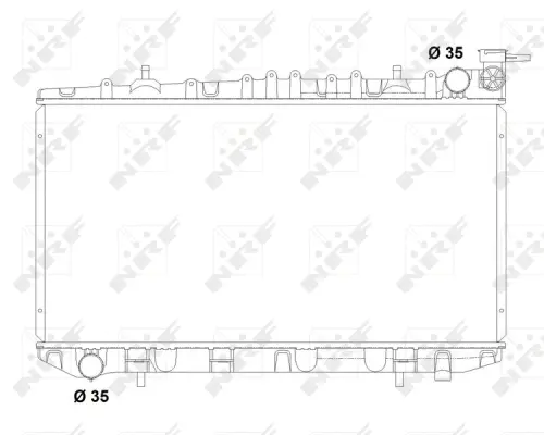 Radiator, engine cooling