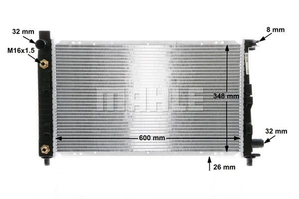 Radiator, engine cooling