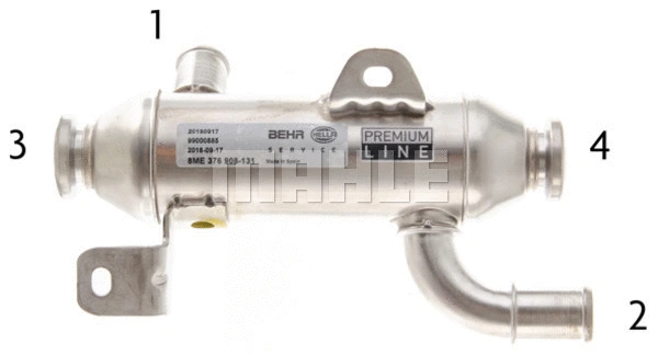 Cooler, exhaust gas recirculation