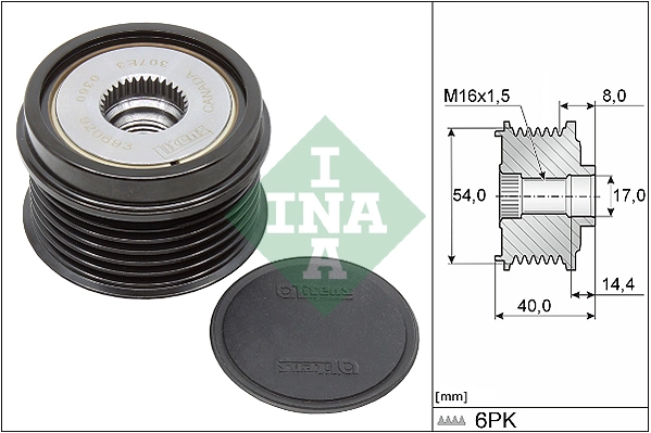 Alternator Freewheel Clutch (WG1897476)