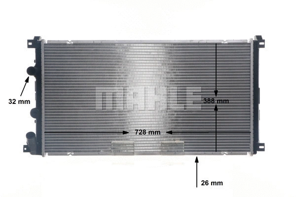 Radiator, engine cooling