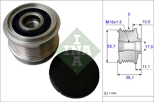 Alternator Freewheel Clutch (WG1253735)