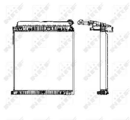 Radiator, engine cooling