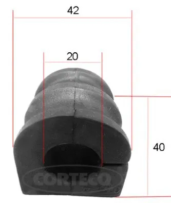 Mounting, stabiliser bar (WG1922999)