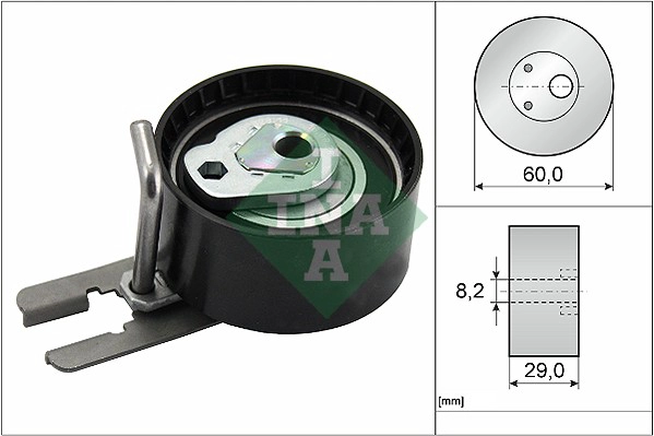 Tensioner Pulley, timing belt (WG1252412)