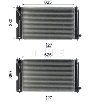 Radiator, engine cooling