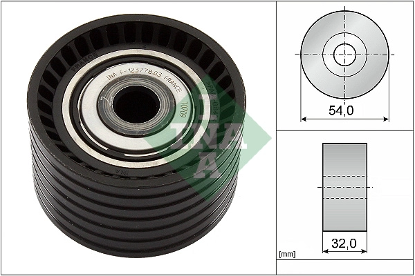 Deflection/Guide Pulley, timing belt (WG1473961)