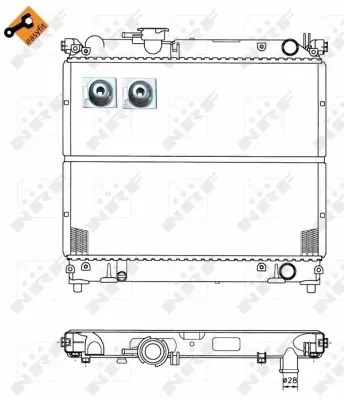Radiator, engine cooling