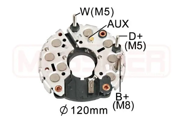 Rectifier, alternator (WG2012500)