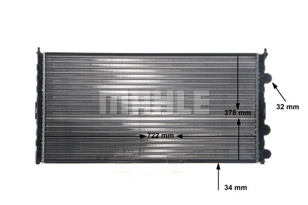 Radiator, engine cooling