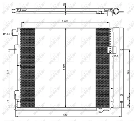 Condenser, air conditioning (WG2260818)
