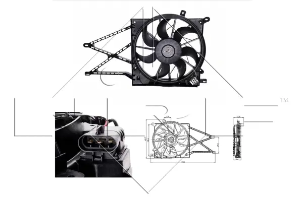 Fan, engine cooling (WG1720119)