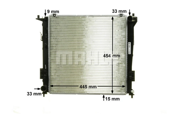 Radiator, engine cooling