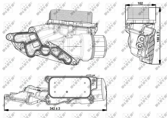 Housing, oil filter