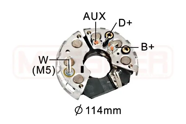 Rectifier, alternator (WG2012495)