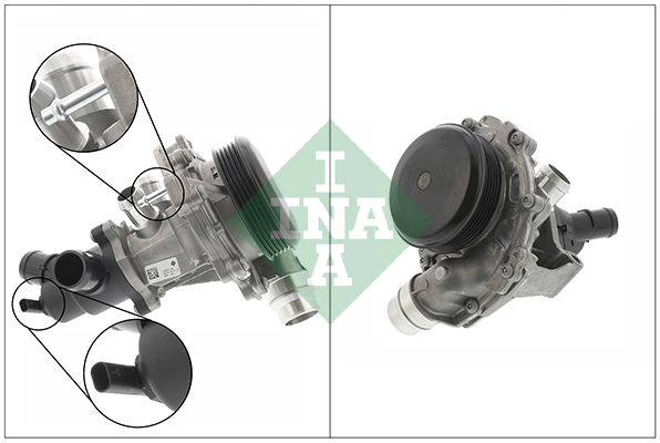 Water Pump, engine cooling (WG1897477)